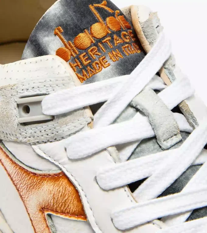 B.560 Foro Italia Zapatilla deportiva de cuero Heritage – Fabricada en Italia B.560 Foro Italia Zapatilla deportiva de cuero Heritage – Fabricada en Italia