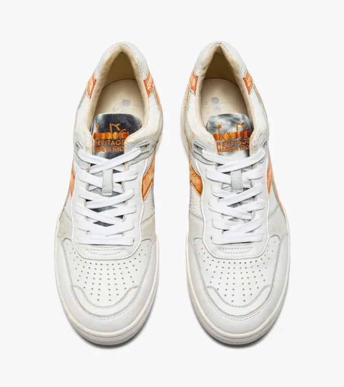 B.560 Foro Italia Zapatilla deportiva de cuero Heritage – Fabricada en Italia B.560 Foro Italia Zapatilla deportiva de cuero Heritage – Fabricada en Italia