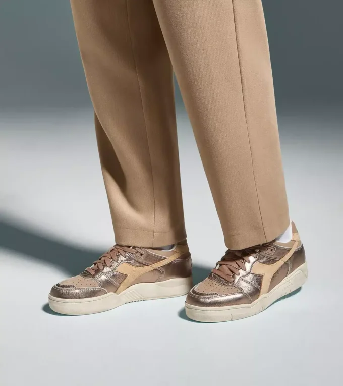B.560 Metal S Zapatilla Heritage de cuero usada