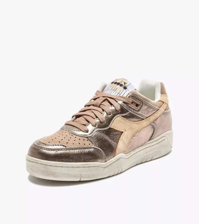 B.560 Metal S Zapatilla Heritage de cuero usada