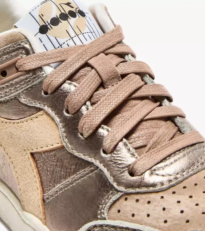 B.560 Metal S Zapatilla Heritage de cuero usada