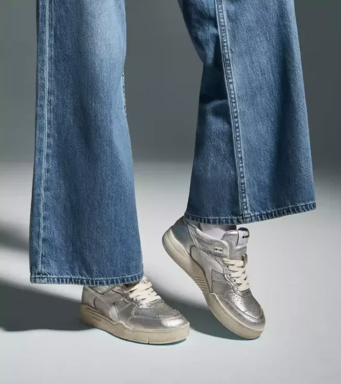 B.560 Metallic Wn Zapatilla de cuero Heritage