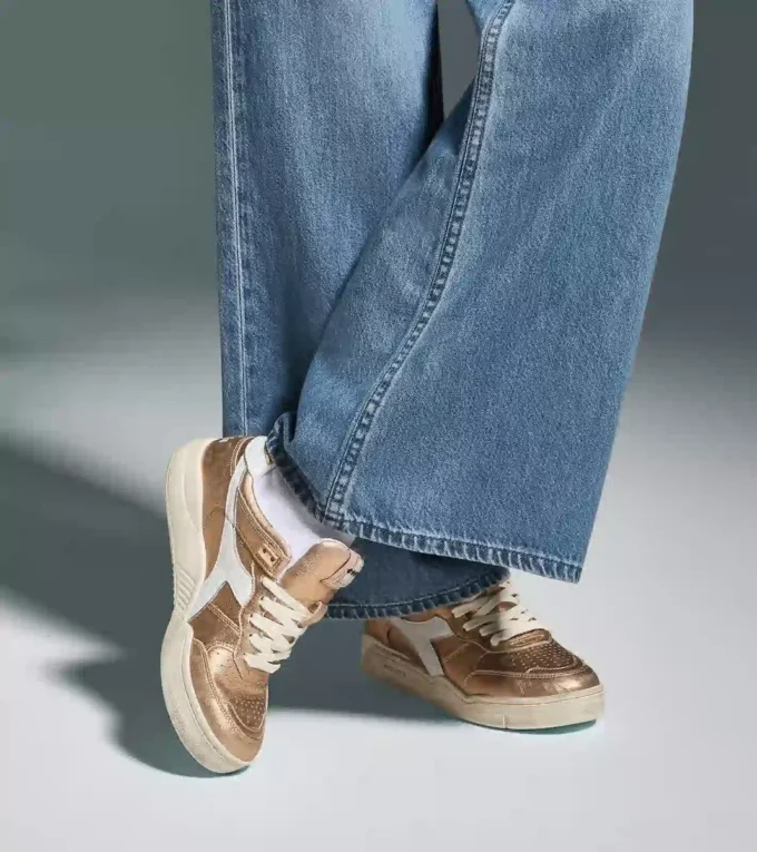 B.560 Metallic Wn Zapatilla de cuero Heritage