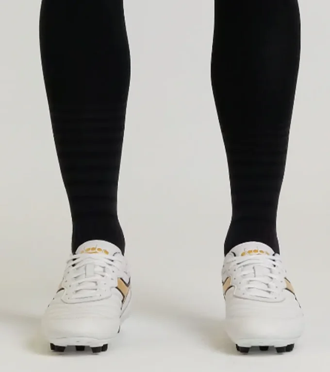 Brasil Lt+ Mdpu Botas de fútbol de piel para terreno firme
