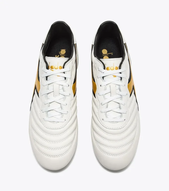 Brasil Lt+ Mdpu Botas de fútbol de piel para terreno firme