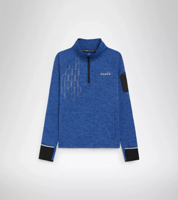Camiseta de running Warm Up Winter Sweat Be One con media cremallera Camiseta de running Warm Up Winter Sweat Be One con media cremallera