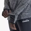 Camiseta de running Warm Up Winter Sweat Be One con media cremallera Camiseta de running Warm Up Winter Sweat Be One con media cremallera