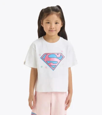 Camiseta Jg.T-Shirt Ss Supergirl Camiseta de superheroína – Niña