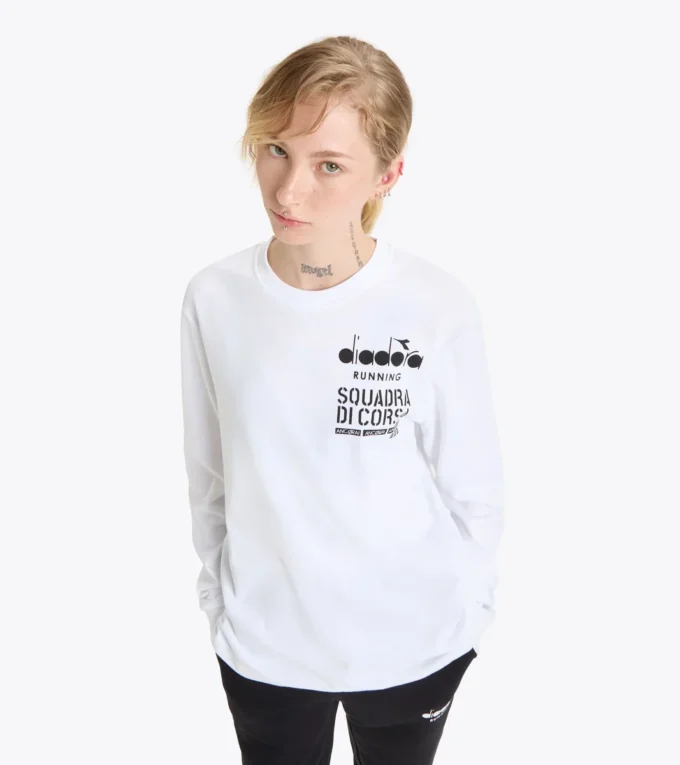 Camiseta Ls Squadra Di Corsa Squadra di Corsa Camiseta de manga larga – Algodón reciclado – Unisex