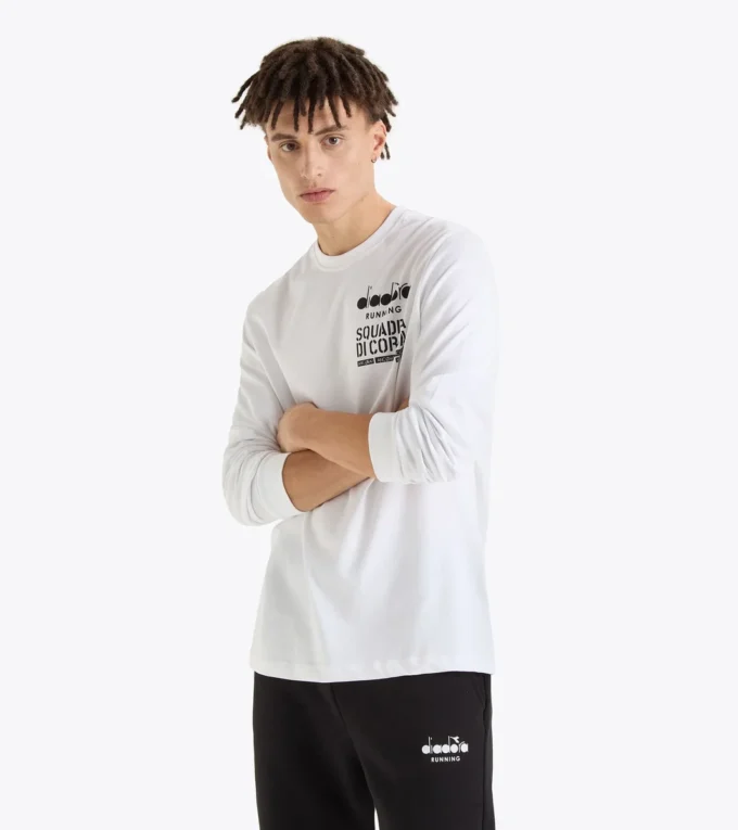 Camiseta Ls Squadra Di Corsa Squadra di Corsa Camiseta de manga larga – Algodón reciclado – Unisex