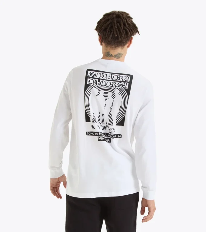 Camiseta Ls Squadra Di Corsa Squadra di Corsa Camiseta de manga larga – Algodón reciclado – Unisex