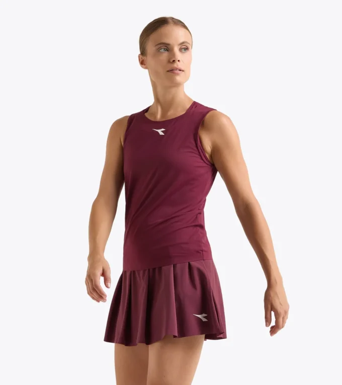 Camiseta sin mangas L. Tank Icon Camiseta sin mangas de tenis con espalda nadadora – Competición