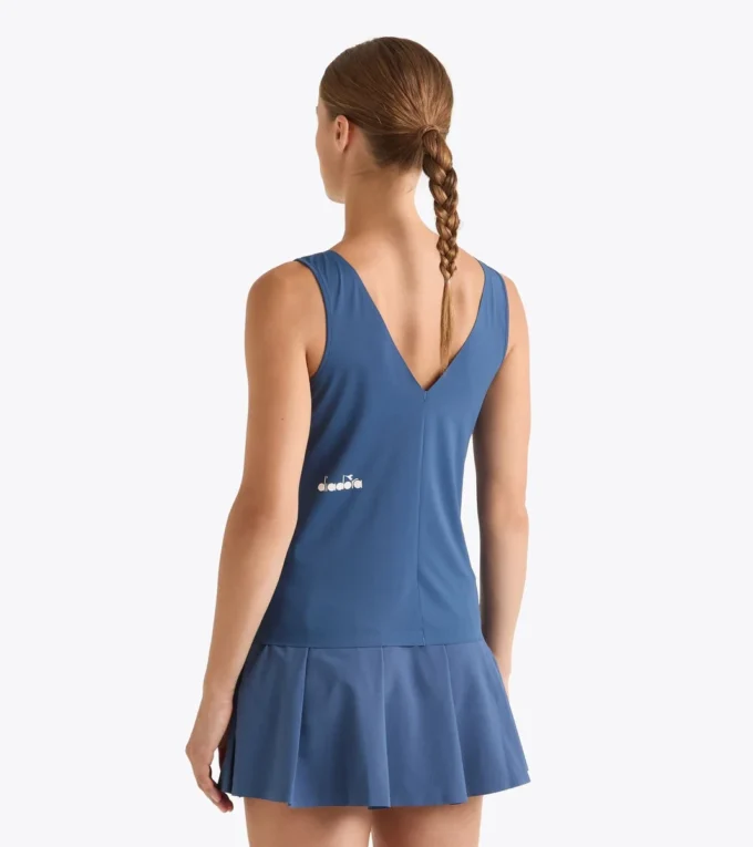 Camiseta sin mangas L. Tank Icon Camiseta sin mangas de tenis con espalda nadadora – Competición