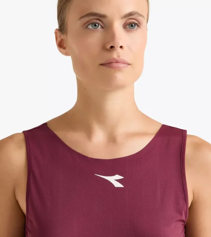 Camiseta sin mangas L. Tank Icon Camiseta sin mangas de tenis con espalda nadadora – Competición