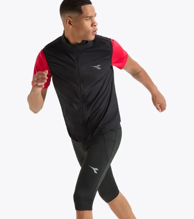 Chaleco plegable Chaleco de running plegable y resistente al viento Chaleco plegable Chaleco de running plegable y resistente al viento