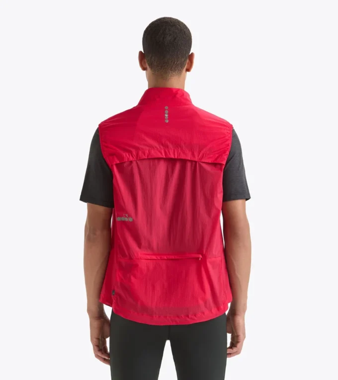 Chaleco plegable Chaleco de running plegable y resistente al viento Chaleco plegable Chaleco de running plegable y resistente al viento
