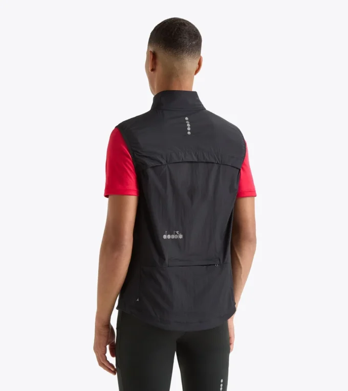 Chaleco plegable Chaleco de running plegable y resistente al viento Chaleco plegable Chaleco de running plegable y resistente al viento