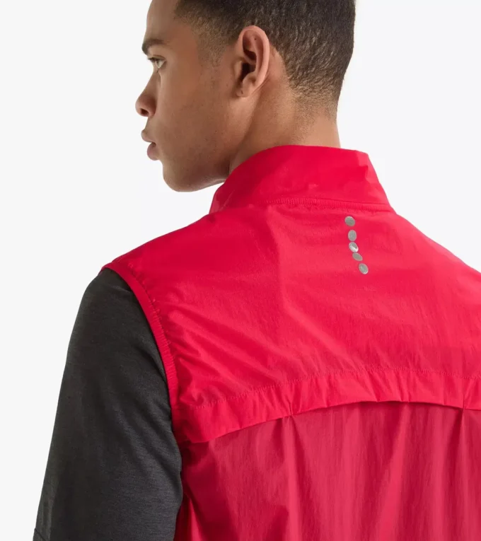 Chaleco plegable Chaleco de running plegable y resistente al viento Chaleco plegable Chaleco de running plegable y resistente al viento
