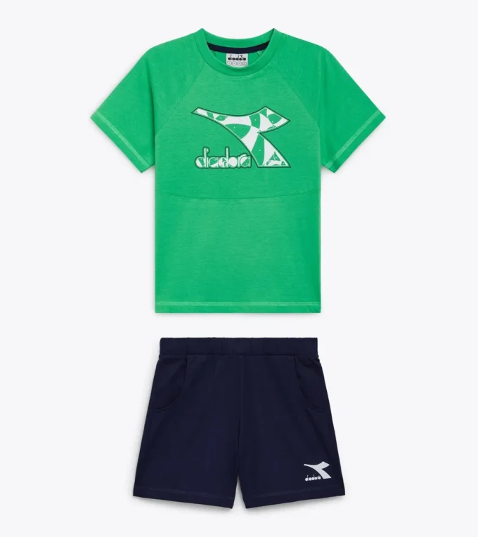 Conjunto Jb. Set Ss Riddle Conjunto deportivo: camiseta y pantalón corto – Niño Conjunto Jb. Set Ss Riddle Conjunto deportivo: camiseta y pantalón corto – Niño