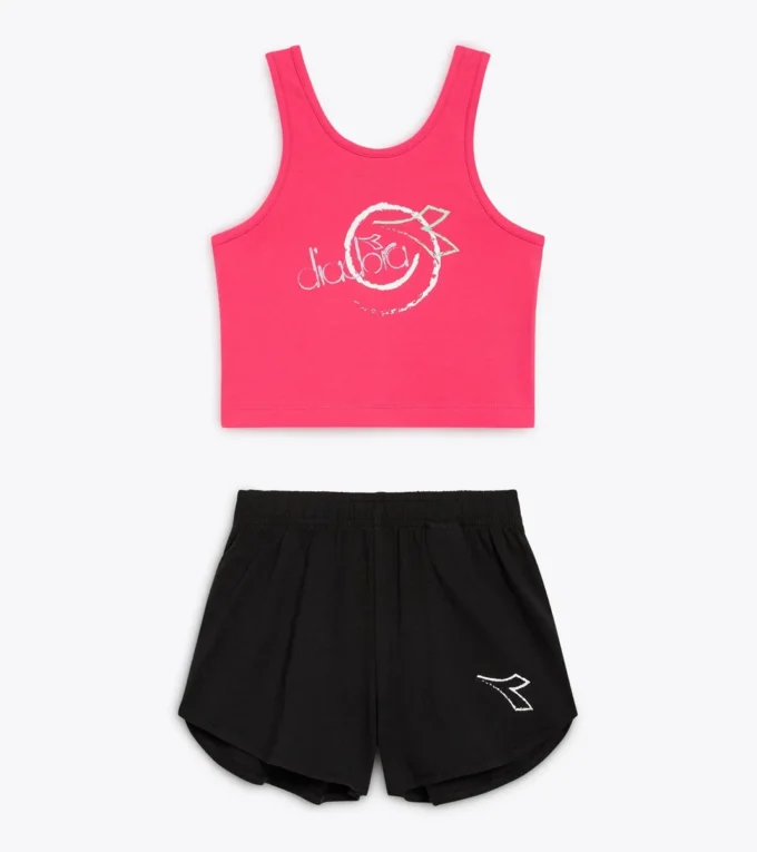 Conjunto Jg. Set Essential Sports Sl Conjunto deportivo: camiseta sin mangas y pantalones cortos – Niñas Conjunto Jg. Set Essential Sports Sl Conjunto deportivo: camiseta sin mangas y pantalones cortos – Niñas