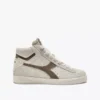 Game High Suede Waxed Zapatilla de tenis retro de caña alta