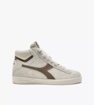 Game High Suede Waxed Zapatilla de tenis retro de caña alta
