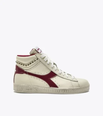 Game L High Waxed Studs Wn Zapatilla de tenis retro de caña alta