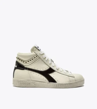 Game L High Waxed Studs Wn Zapatilla de tenis retro de caña alta