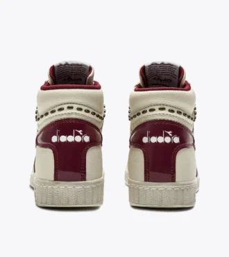 Game L High Waxed Studs Wn Zapatilla de tenis retro de caña alta