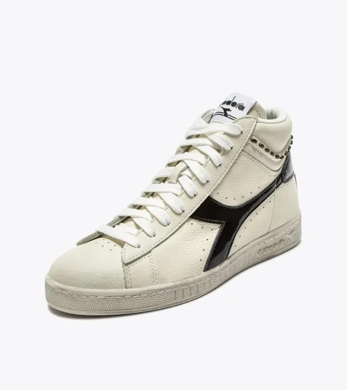 Game L High Waxed Studs Wn Zapatilla de tenis retro de caña alta Game L High Waxed Studs Wn Zapatilla de tenis retro de caña alta