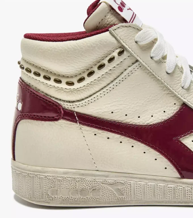 Game L High Waxed Studs Wn Zapatilla de tenis retro de caña alta Game L High Waxed Studs Wn Zapatilla de tenis retro de caña alta