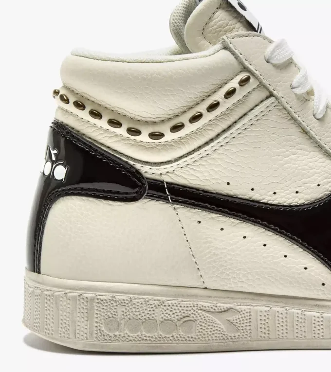 Game L High Waxed Studs Wn Zapatilla de tenis retro de caña alta Game L High Waxed Studs Wn Zapatilla de tenis retro de caña alta