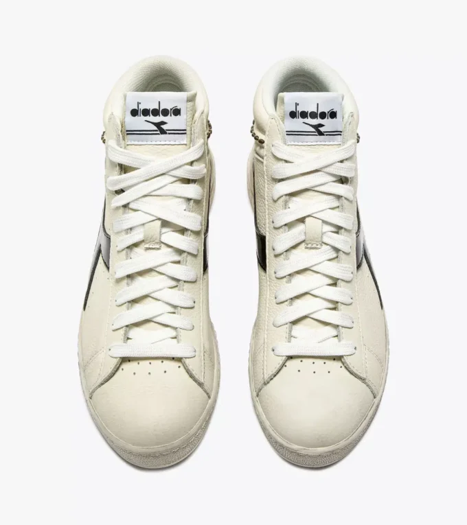 Game L High Waxed Studs Wn Zapatilla de tenis retro de caña alta Game L High Waxed Studs Wn Zapatilla de tenis retro de caña alta