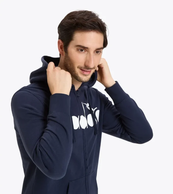 Hd Fz Sweat Sudadera con capucha y cremallera completa Diadora Club Tennis