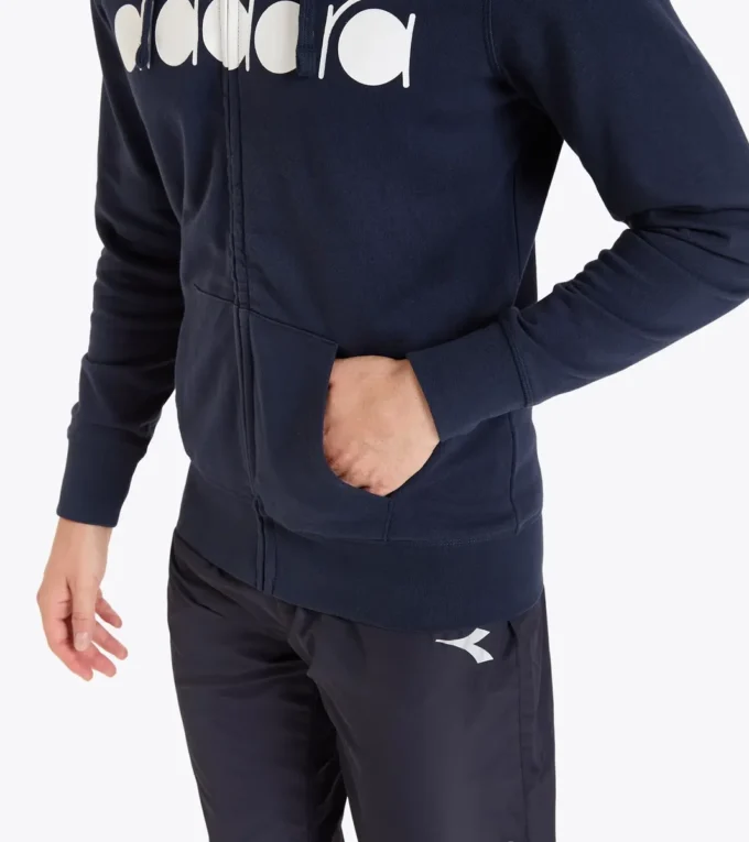Hd Fz Sweat Sudadera con capucha y cremallera completa Diadora Club Tennis