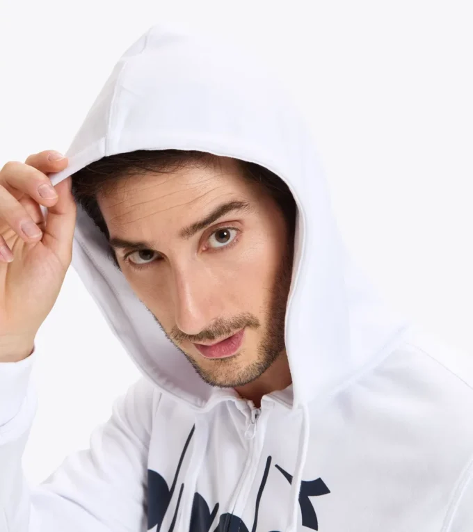 Hd Fz Sweat Sudadera con capucha y cremallera completa Diadora Club Tennis