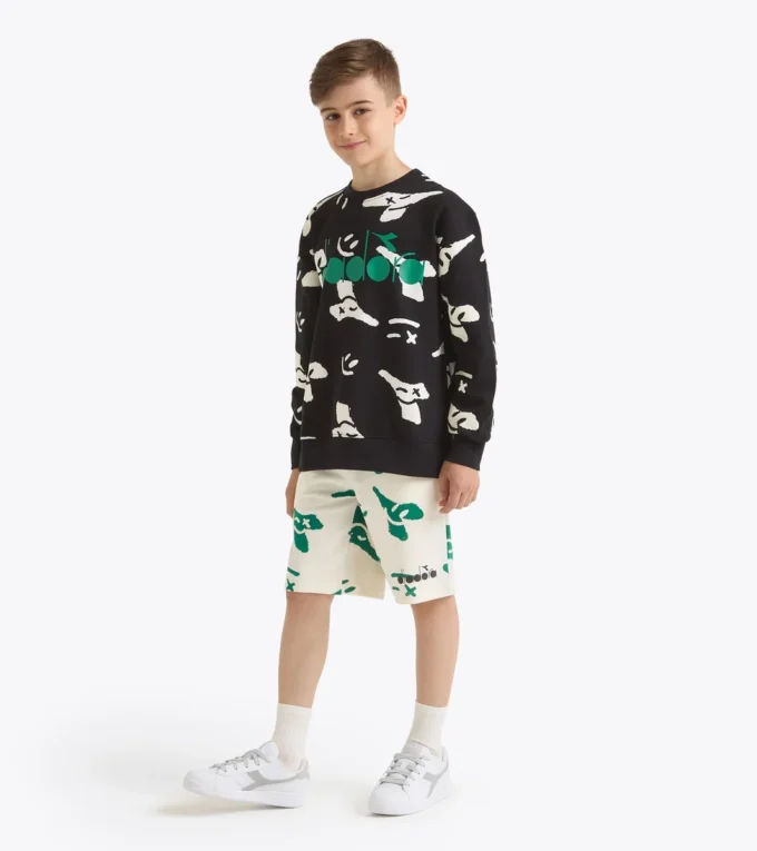 Jb. Bermuda Bermuda con logo Smile – Ajuste cómodo – Niño