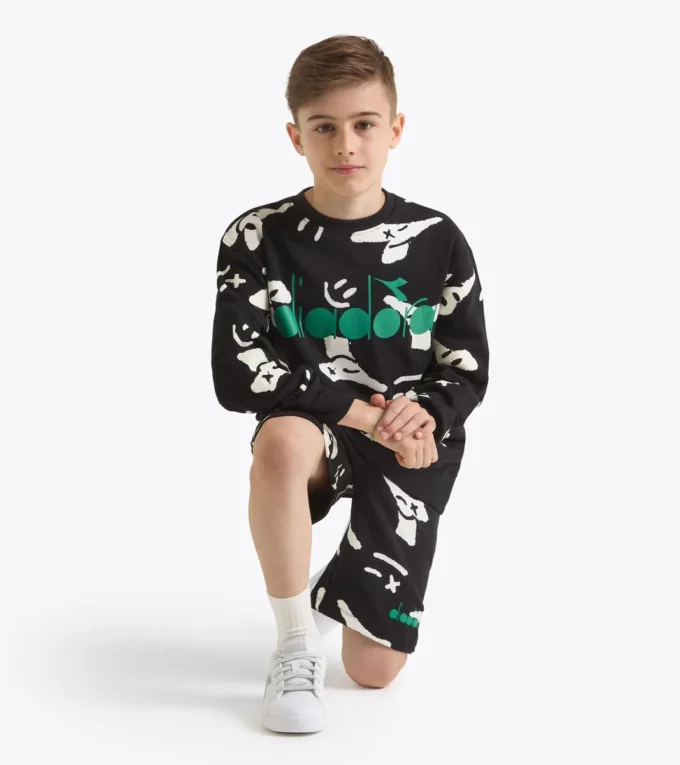Jb. Bermuda Bermuda con logo Smile – Ajuste cómodo – Niño