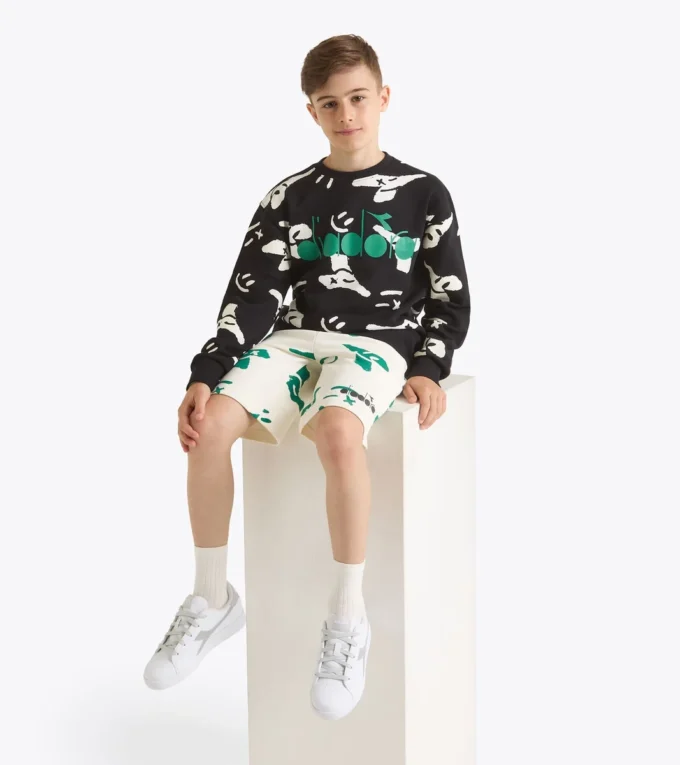 Jb. Bermuda Bermuda con logo Smile – Ajuste cómodo – Niño
