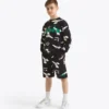 Jb. Bermuda Bermuda con logo Smile – Ajuste cómodo – Niño