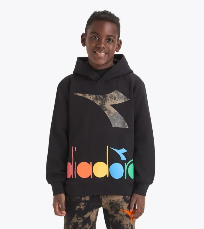 Jb. Hoodie Fregio Sudadera con capucha con detalles descoloridos – Niño Jb. Hoodie Fregio Sudadera con capucha con detalles descoloridos – Niño