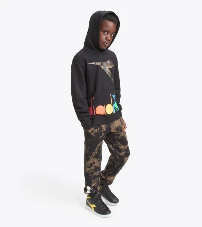 Jb. Hoodie Fregio Sudadera con capucha con detalles descoloridos – Niño Jb. Hoodie Fregio Sudadera con capucha con detalles descoloridos – Niño