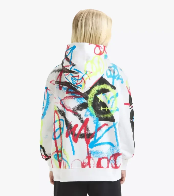 Jb. Hoodie Graffiti Sudadera con capucha – Estampado inspirado en el graffiti – Niño Jb. Hoodie Graffiti Sudadera con capucha – Estampado inspirado en el graffiti – Niño