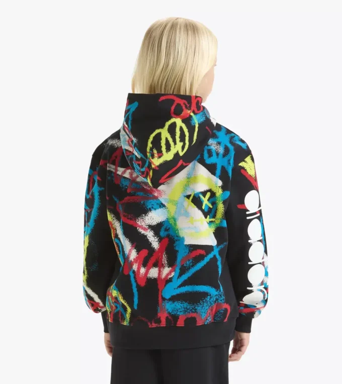 Jb. Hoodie Graffiti Sudadera con capucha – Estampado inspirado en el graffiti – Niño Jb. Hoodie Graffiti Sudadera con capucha – Estampado inspirado en el graffiti – Niño