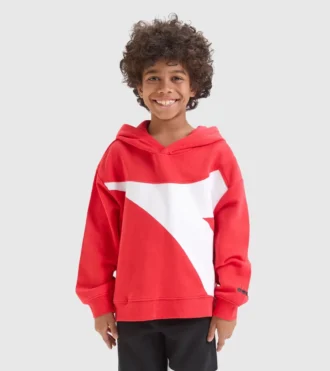 Jb.Hoodie Power Logo Sudadera deportiva con maxi logotipo – Niños