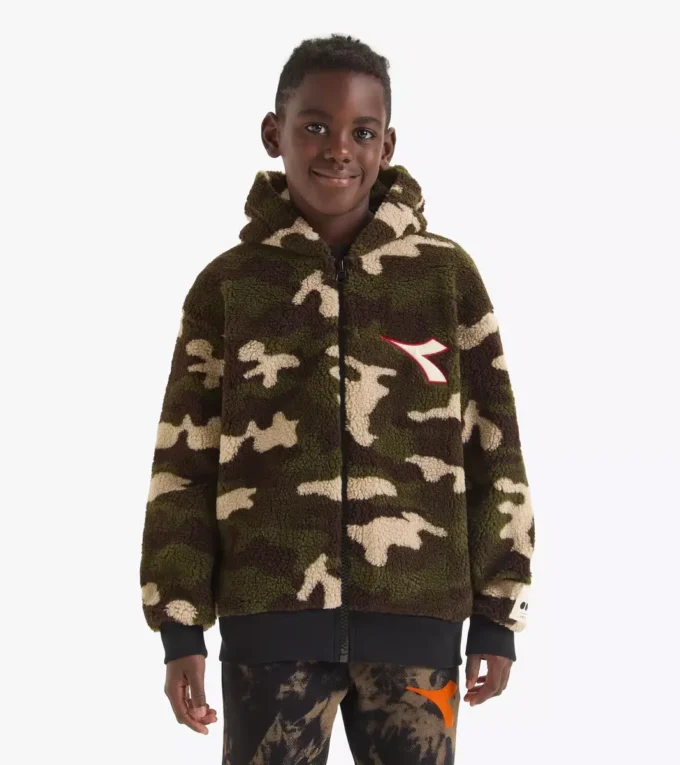 Jb. Sudadera con capucha Teddy Fz Camo – Niños Jb. Sudadera con capucha Teddy Fz Camo – Niños
