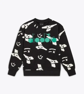 Jb. Sudadera Sudadera con cuello redondo y logo Smile – Niño
