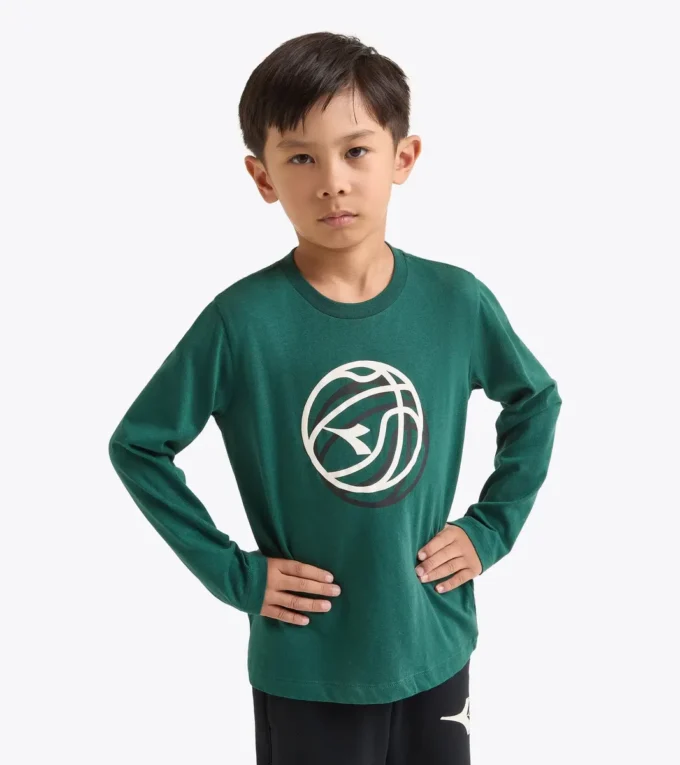 Jb. T-Shirt Ls Logo Camiseta de manga larga de algodón – Niño