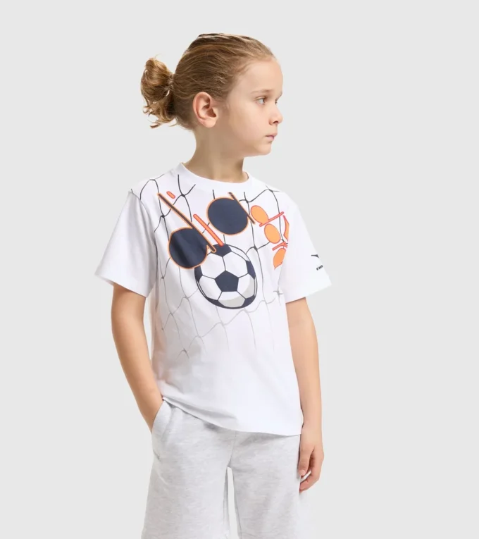 Jb.T-Shirt Ss Diadora Fc Camiseta deportiva de algodón – Niño Jb.T-Shirt Ss Diadora Fc Camiseta deportiva de algodón – Niño