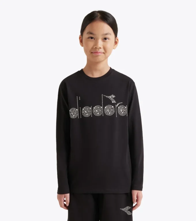 Jg. Camiseta Ls Rhinestone Camiseta de manga larga – Niñas
